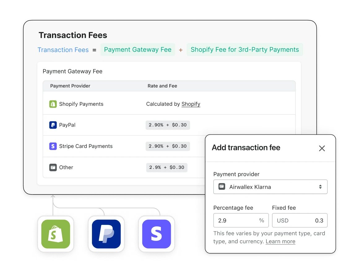 Transaction fees