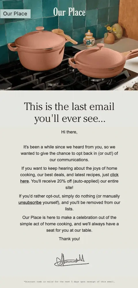 Holiday Offer for Back Inactive Customers 