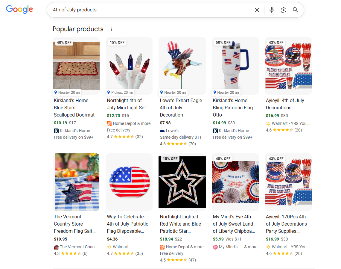 Google Shopping and Search ads campaign 