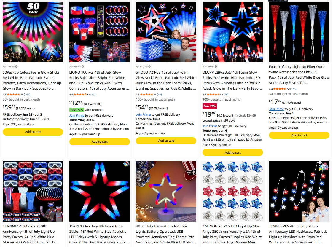 LED and Light-Up Novelties