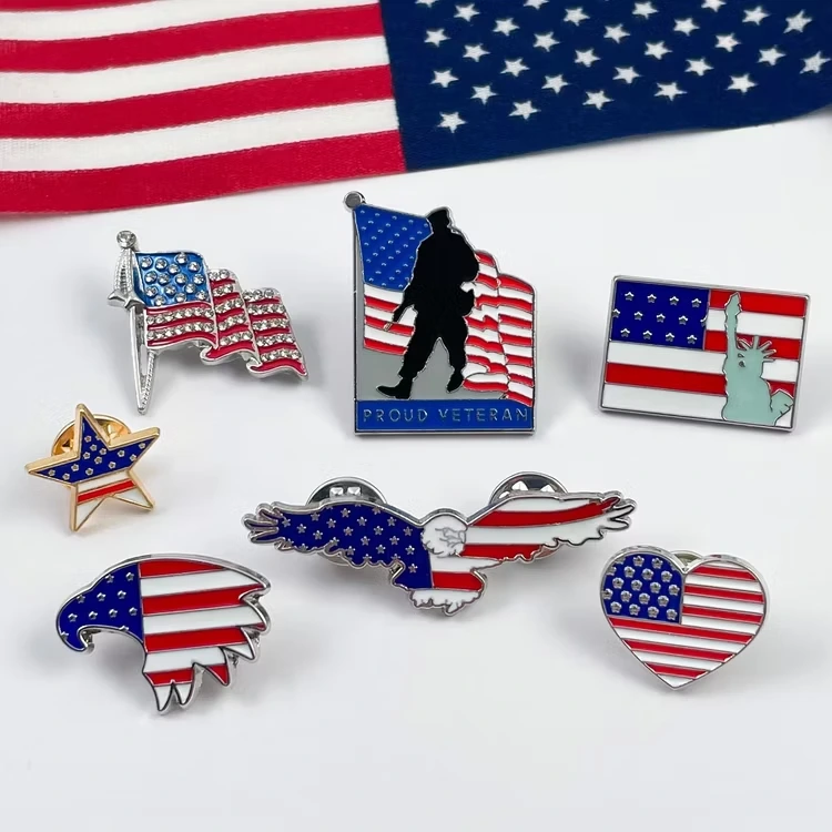 Patriotic Pins and Jewelry