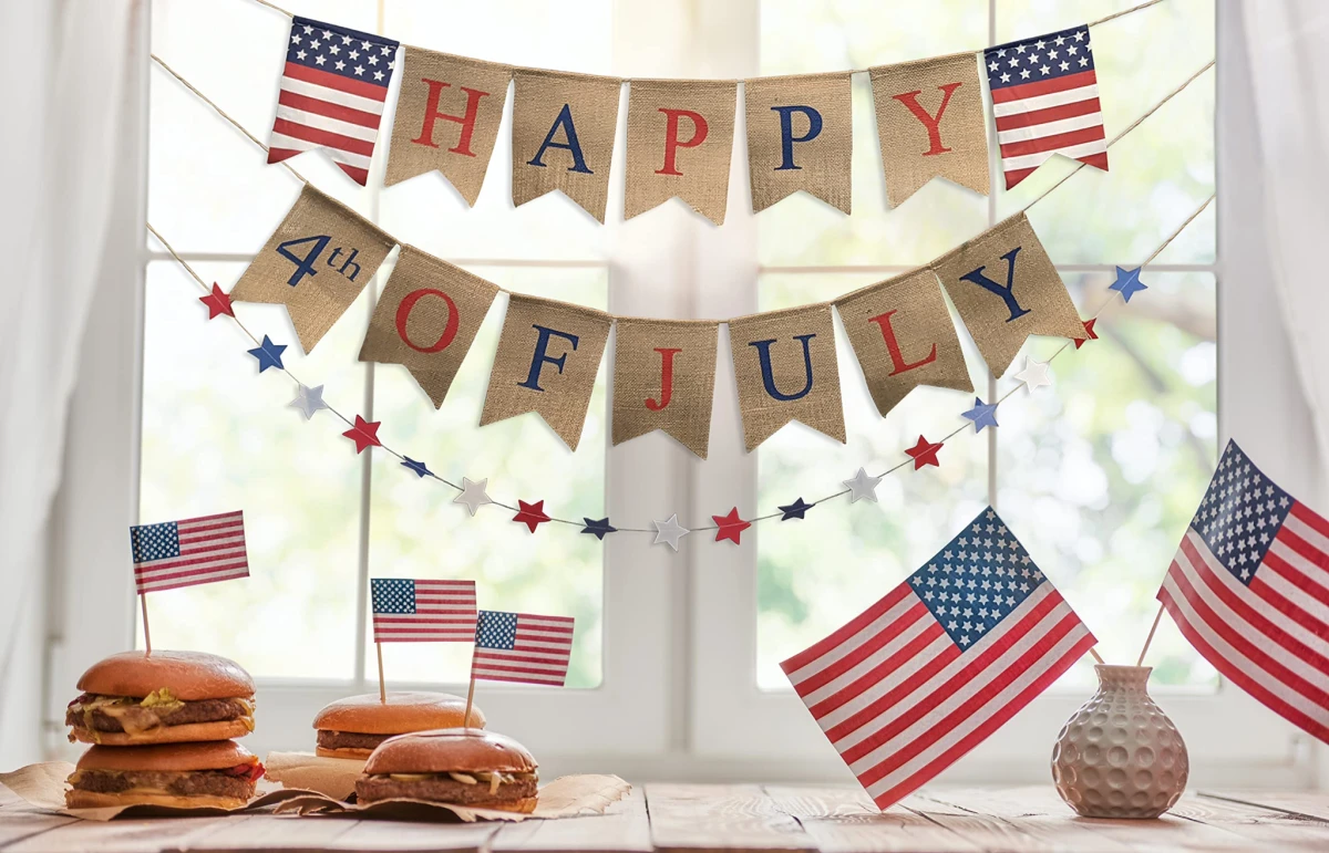Patriotic Banners and Garlands