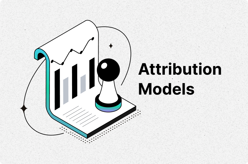 Chart with pawn and rising line for attribution modeling 101 track what really drives conversions - by TrueProfit