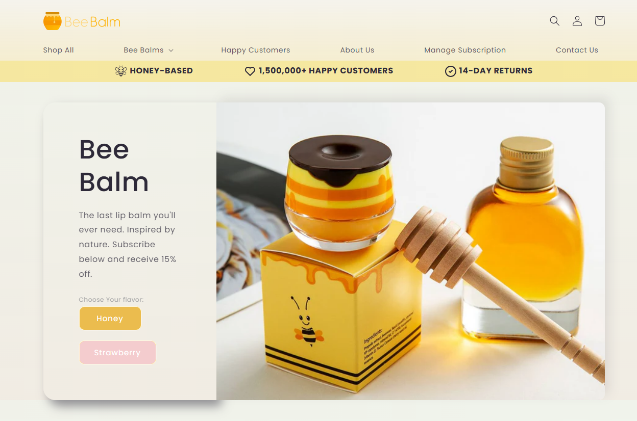 Bee Balm supplier website