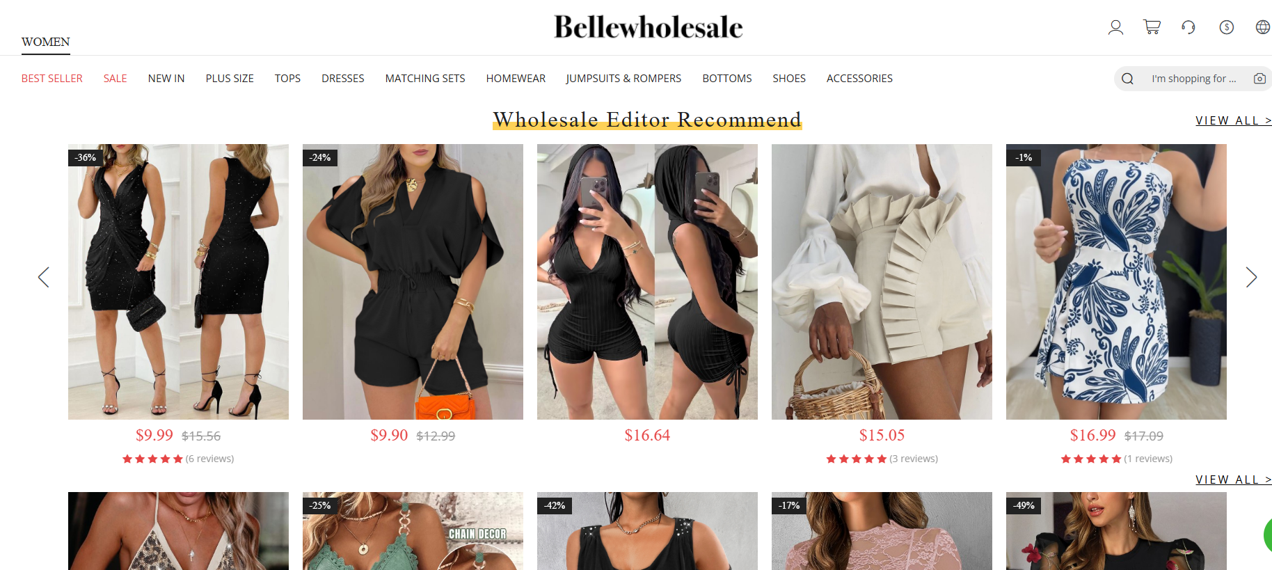 Bellewholesale supplier