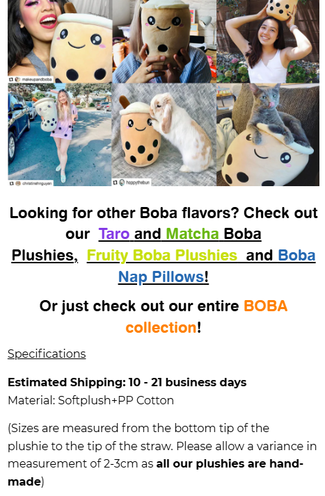 Subtle Asian Treats shipping times placement