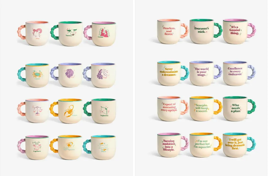 mugs products example