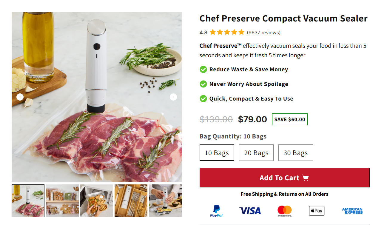 compact vacuum sealer