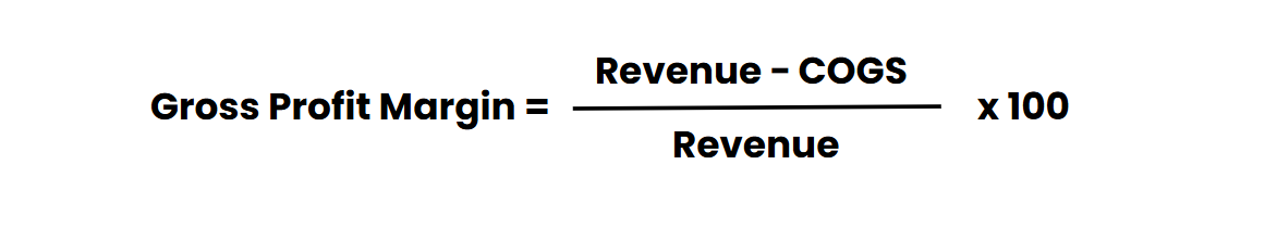 Gross profit margin formula