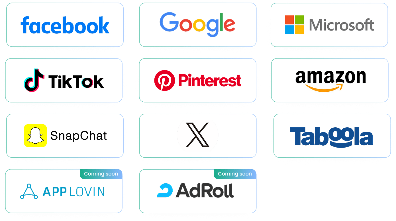 Sync your ad data from multiple channels