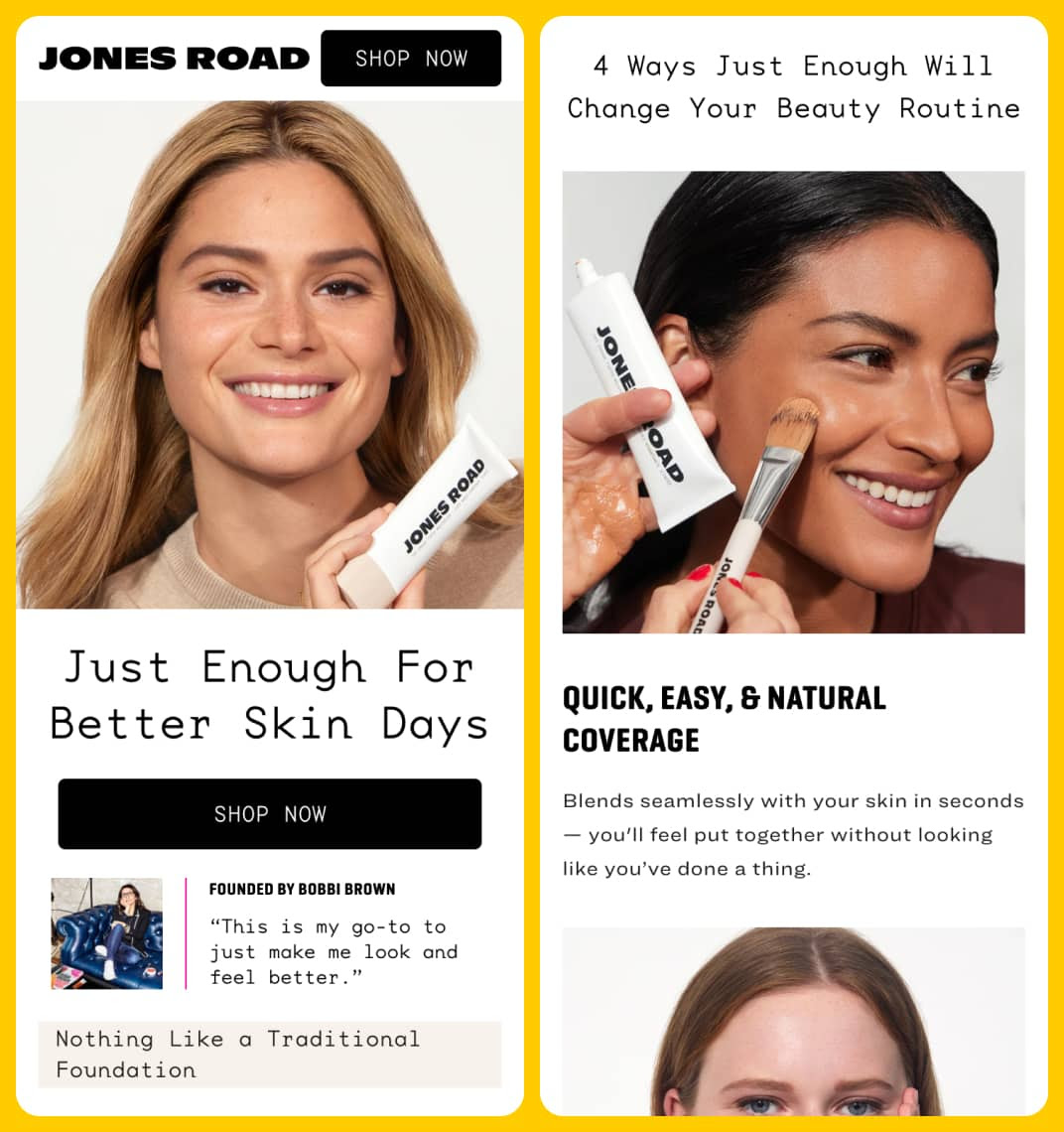 Example of good ads CTA for better CTR