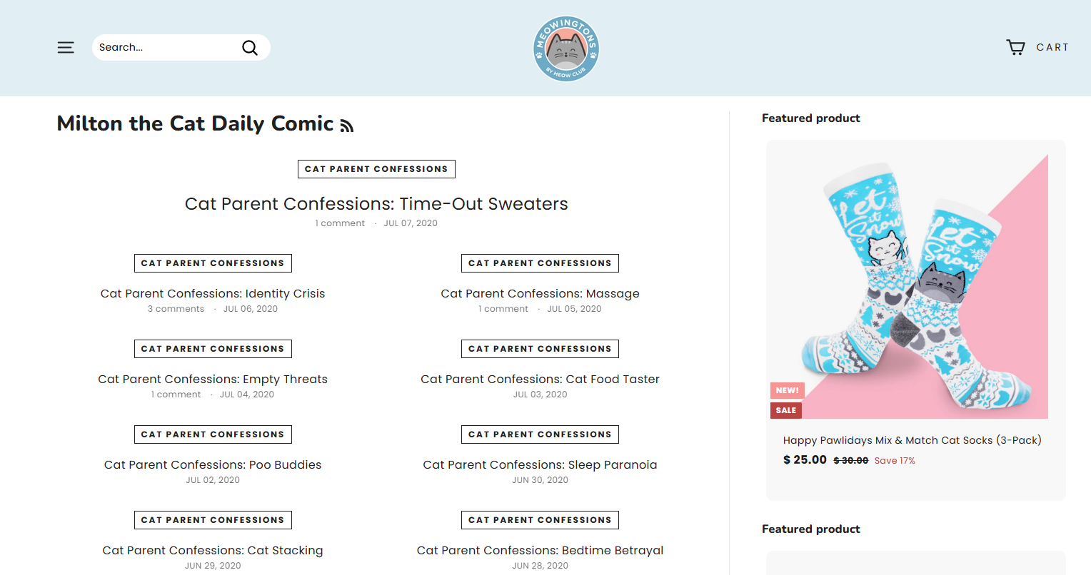 Meowingtons Cat Lover Club