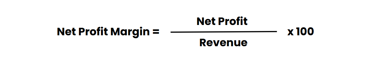 Net profit margin formula