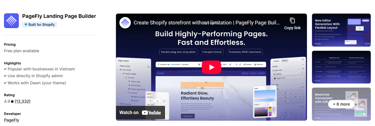 PageFly Landing Page Buider