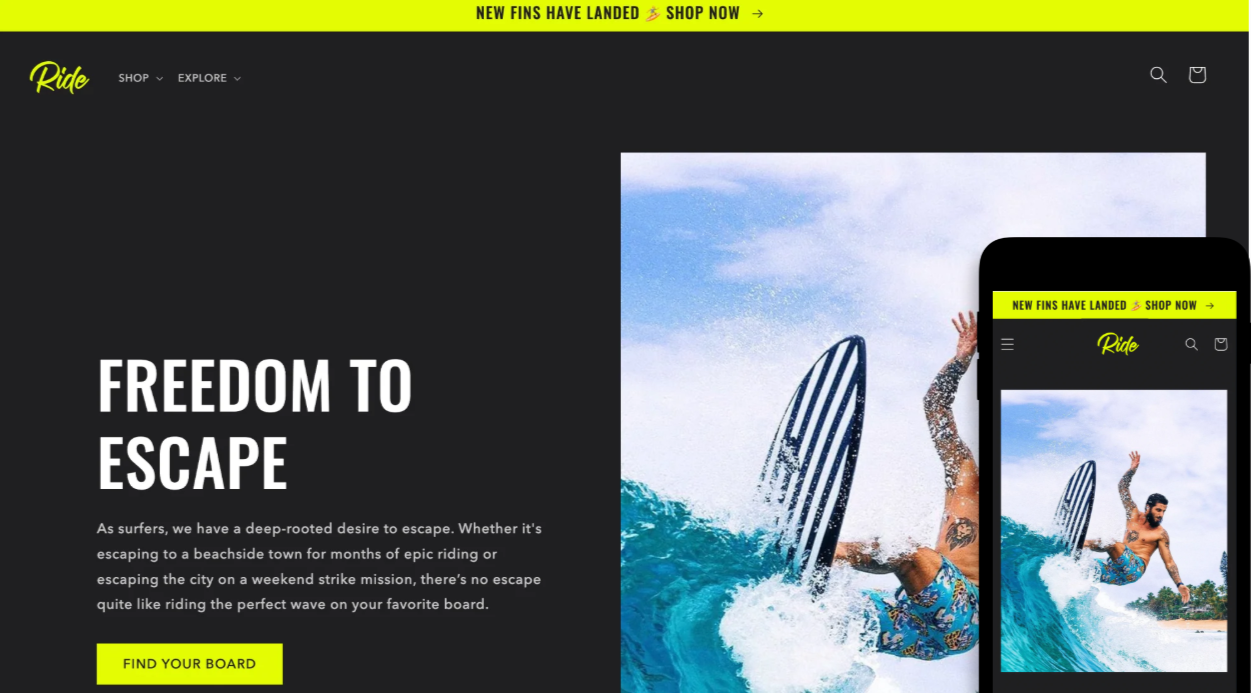 Ride Shopify Theme