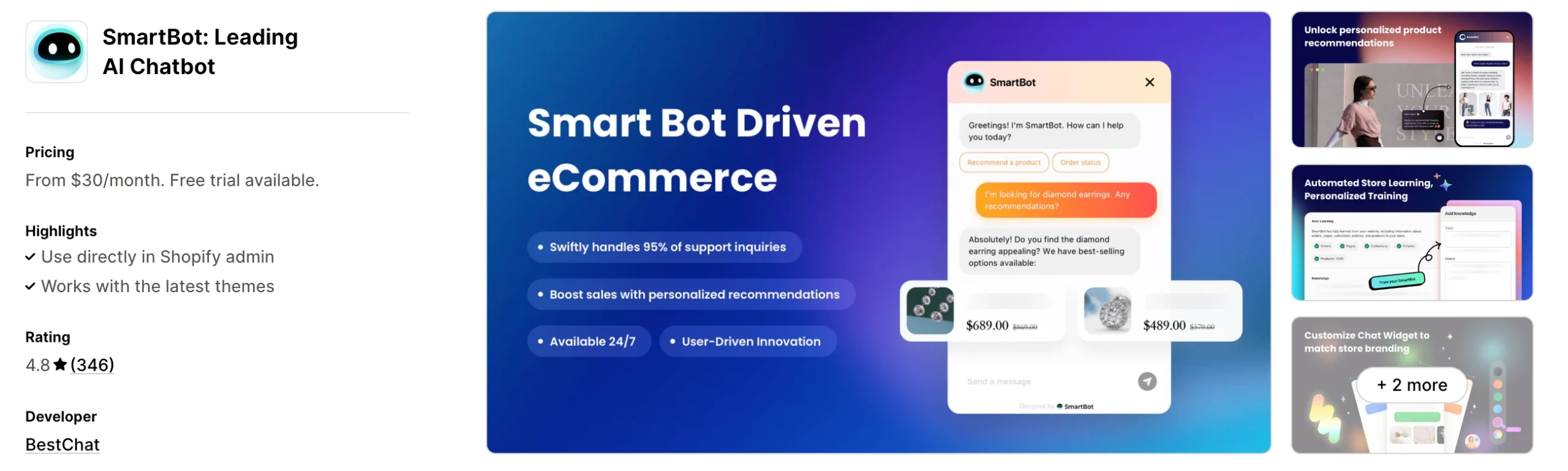 SmartBot - AI Chatbot &amp; Live Chat