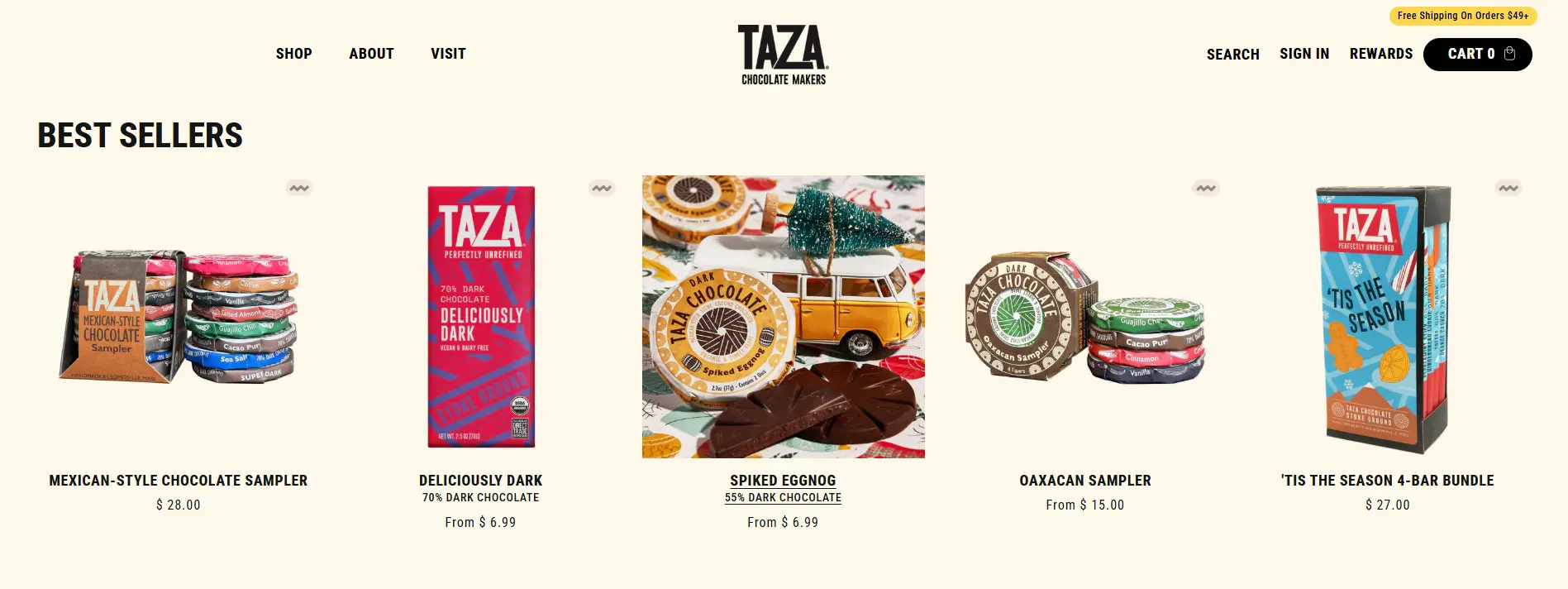 taza chocolate website