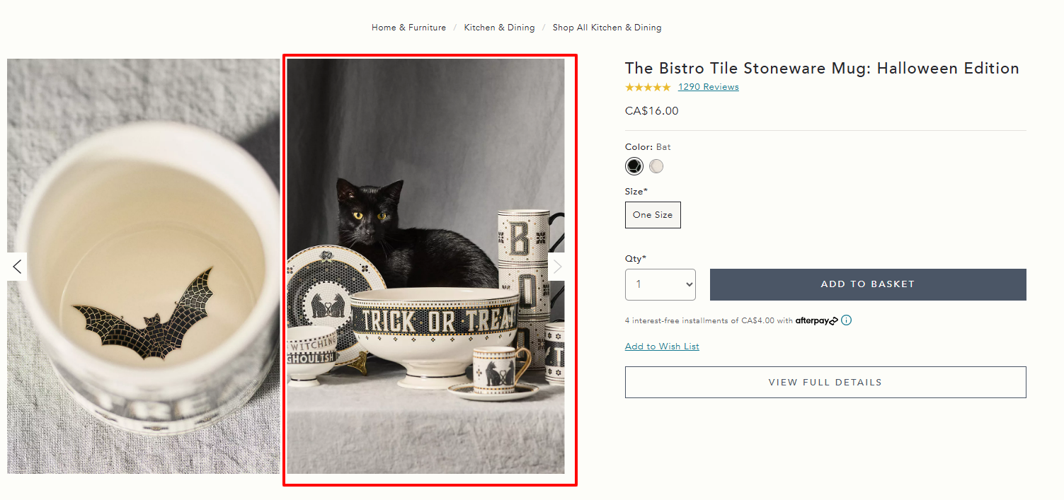 ANTHROPOLOGIE Bistro Tile Stoneware