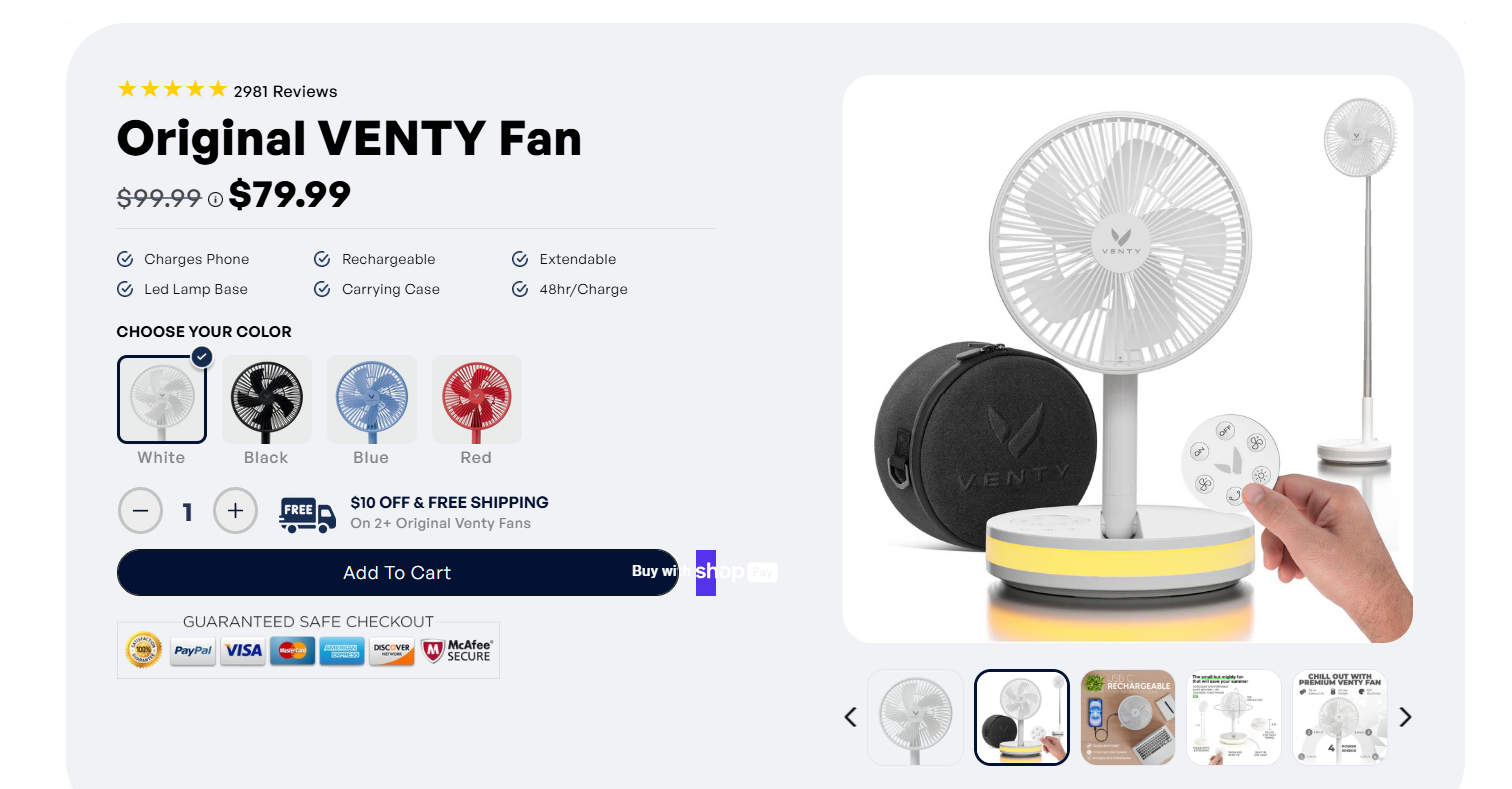 original venty fan