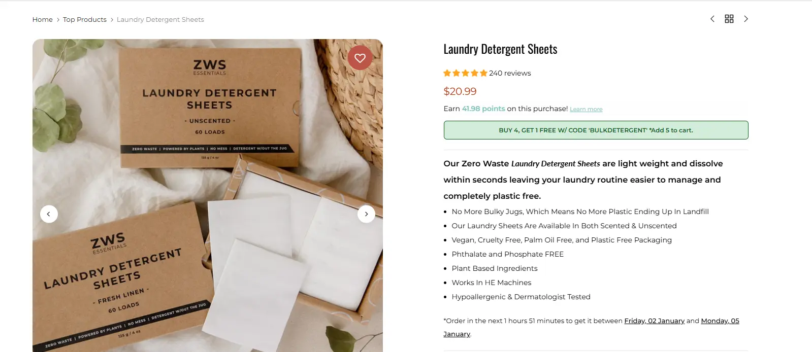 High Convert Product Page