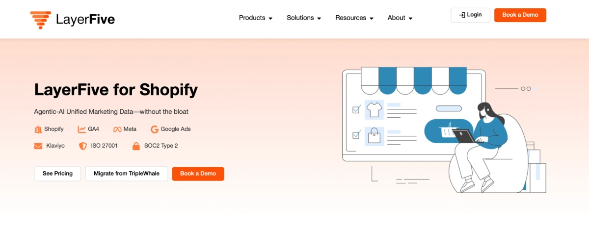 LayerFive homepage