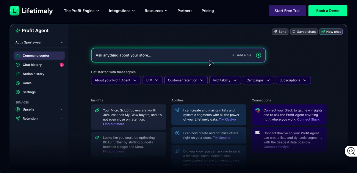 Lifetimely homepage