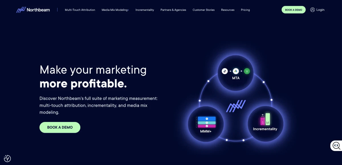 Northbeam homepage
