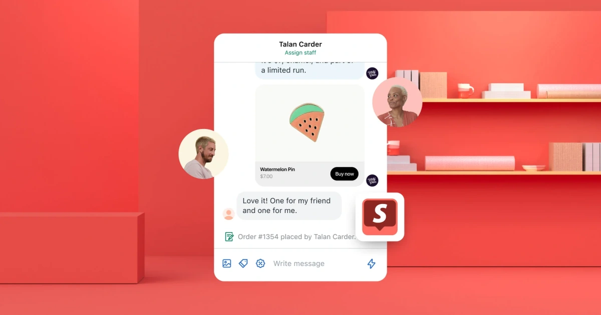 Shopify Inbox page