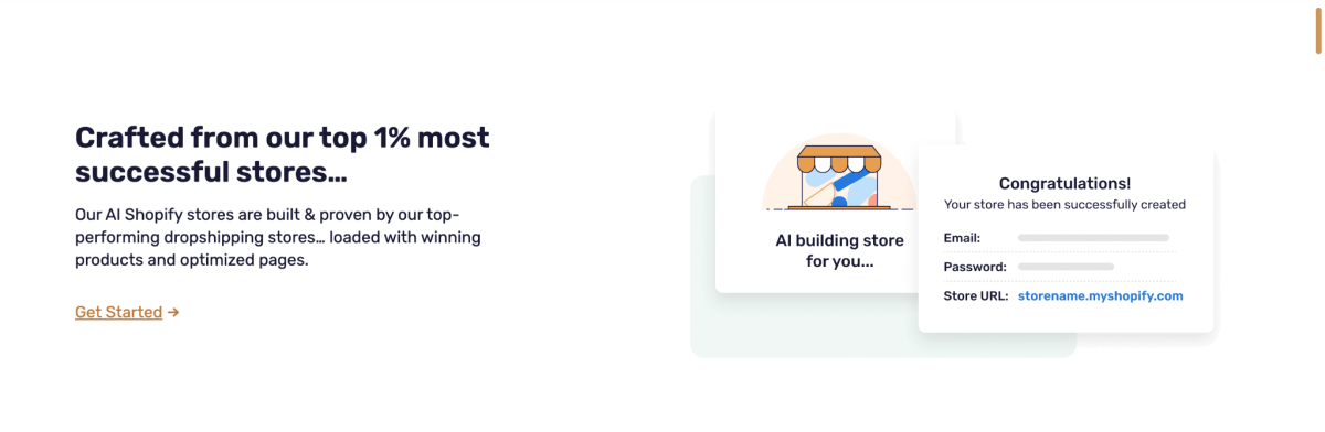 AutoDS AI Shopify Store Builder features 1