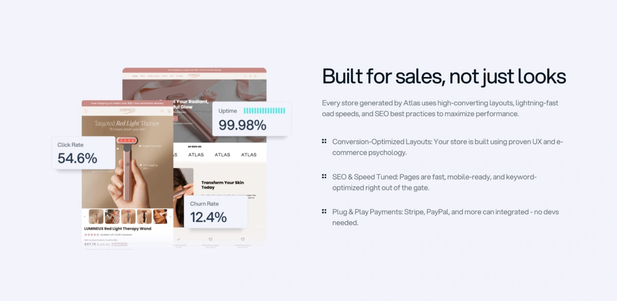 Atlas AI Shopify Store Builder features 4