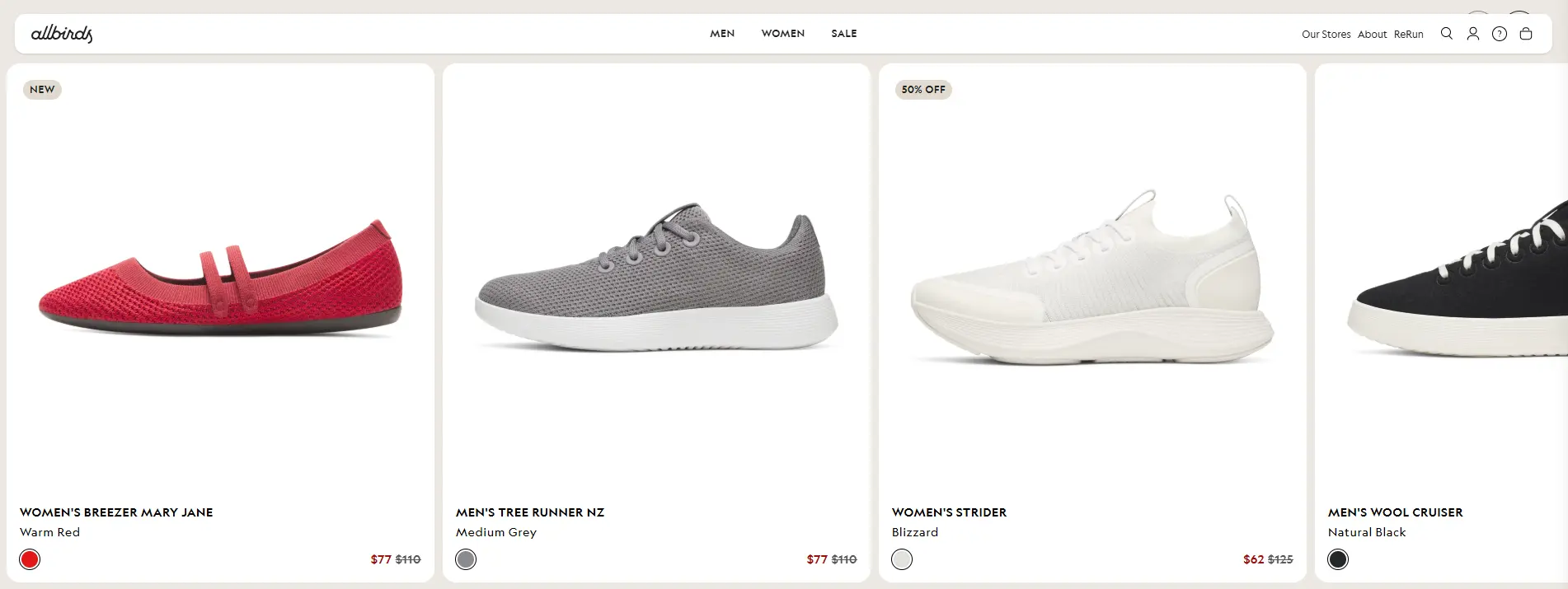 Allbrids clothing store