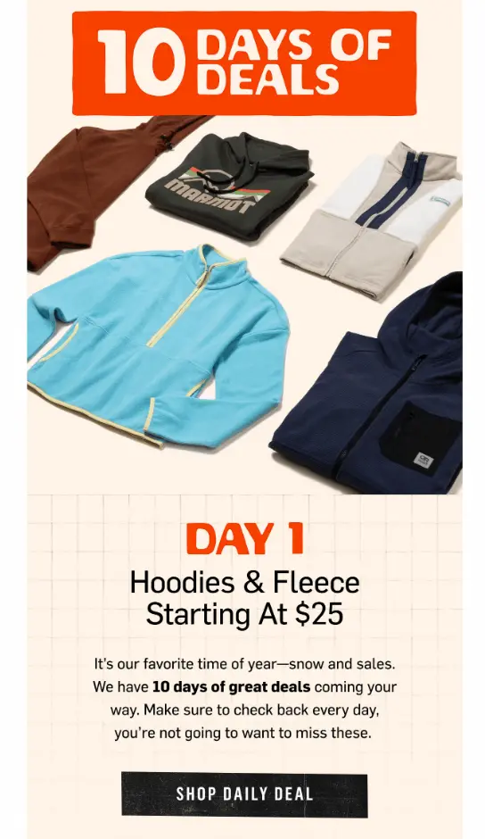 Backcountry's deals of the days for Black Friday