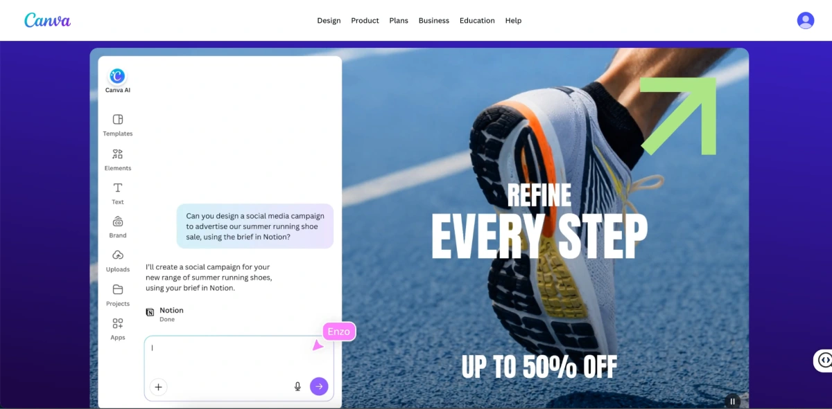 Canva Magic Studio Application Screen