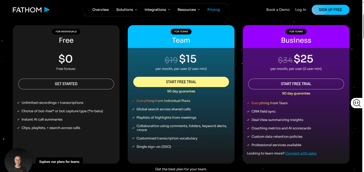 Fathom Pricing