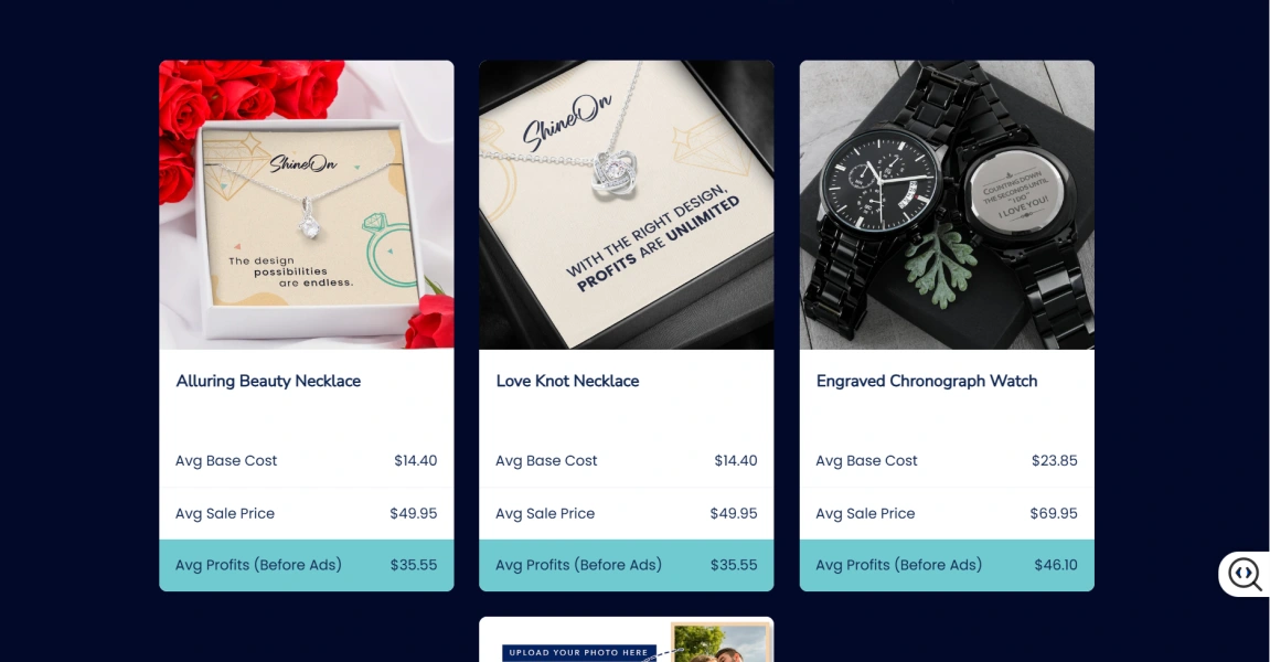 ShineOn hompage