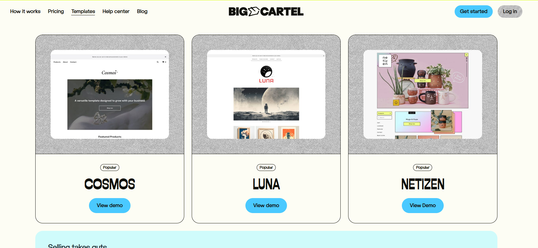 Big Cartel platform
