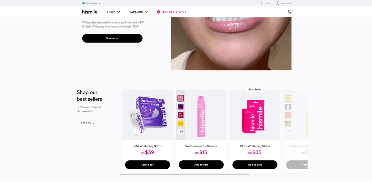 Branded dropshipping example