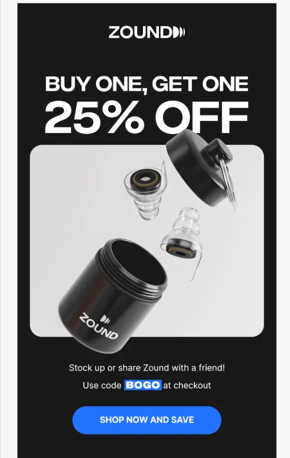 Extend buy one get one in Black Friday