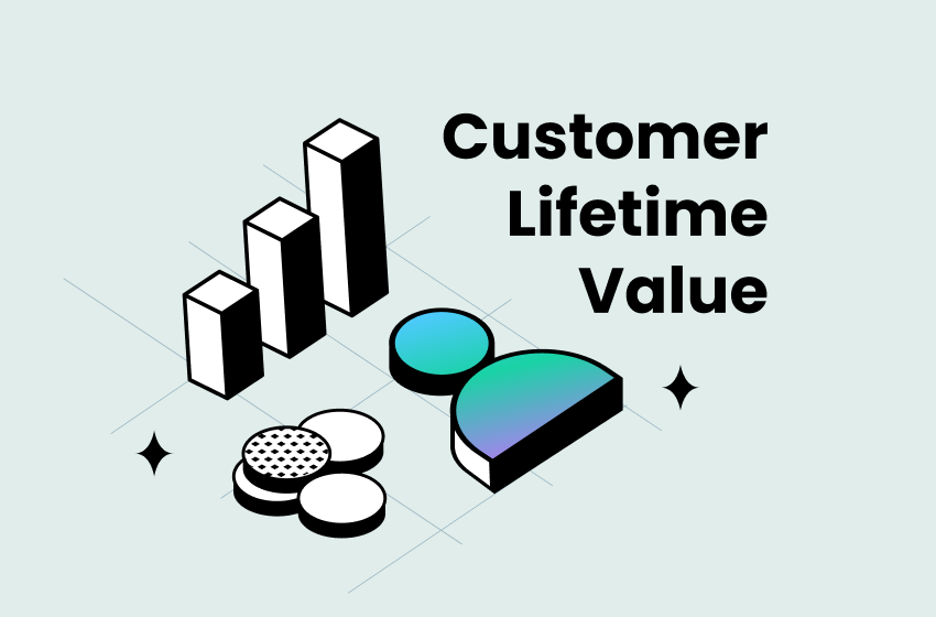 Bar graph with coins for how to calculate Shopify LTV customer lifetime value - by TrueProfit