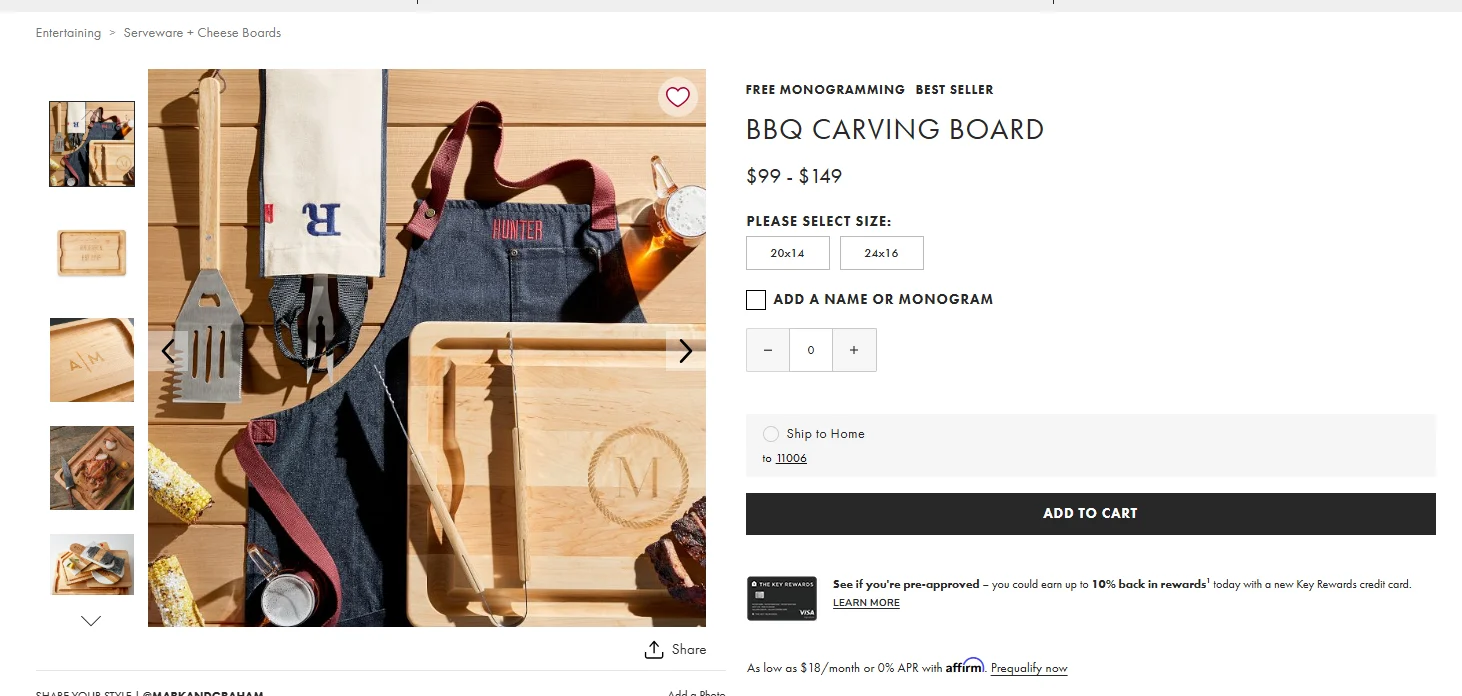 Cutting board customized