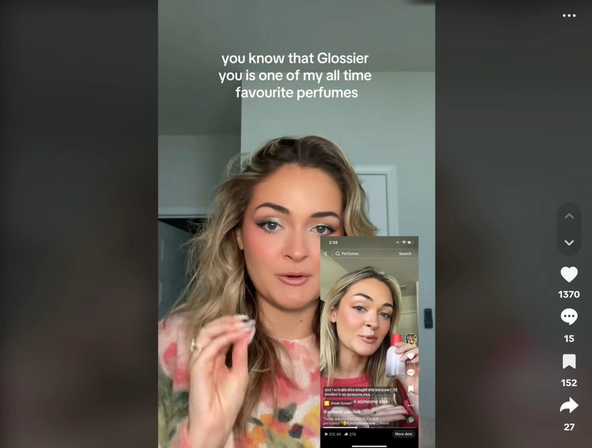 Example of UGC clip ad creative on Tiktok.