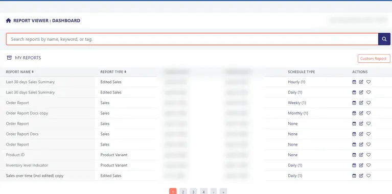 Data Export IO dashboard