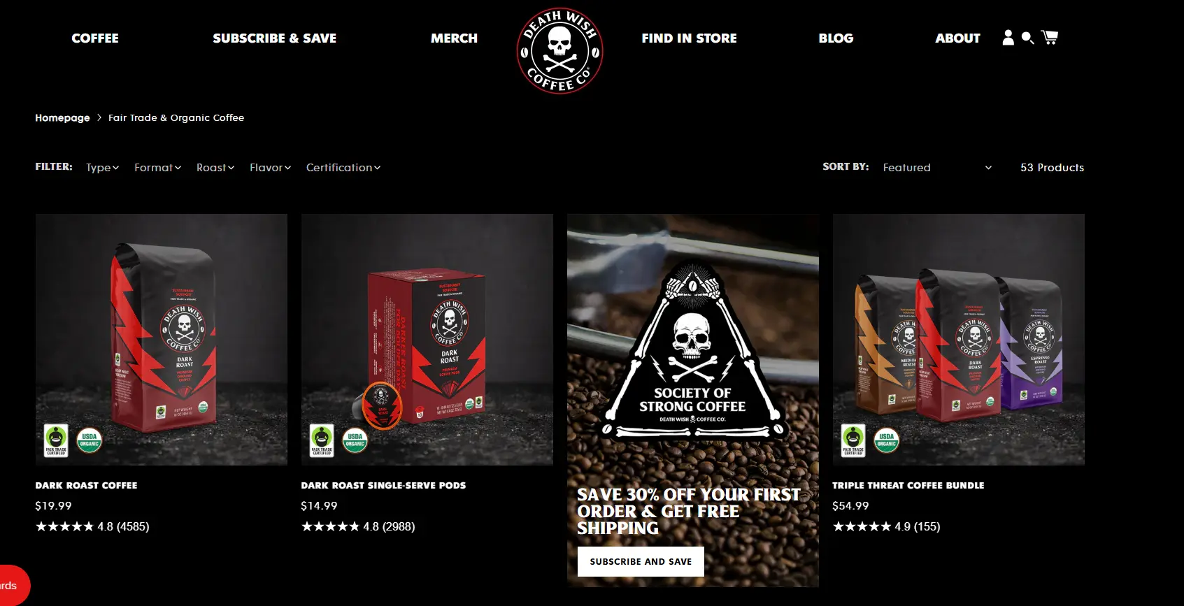 Death wish coffee