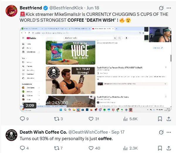 death wish coffee twitter