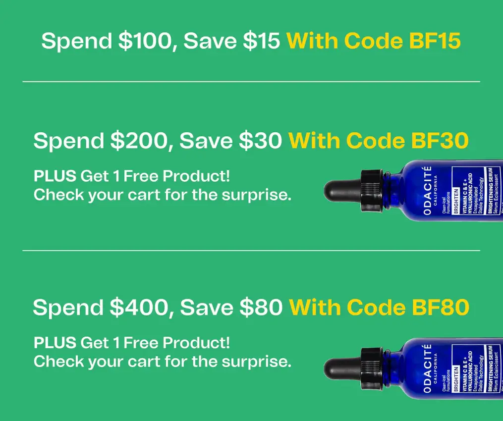 detox market tiered discount campaign for Black Friday