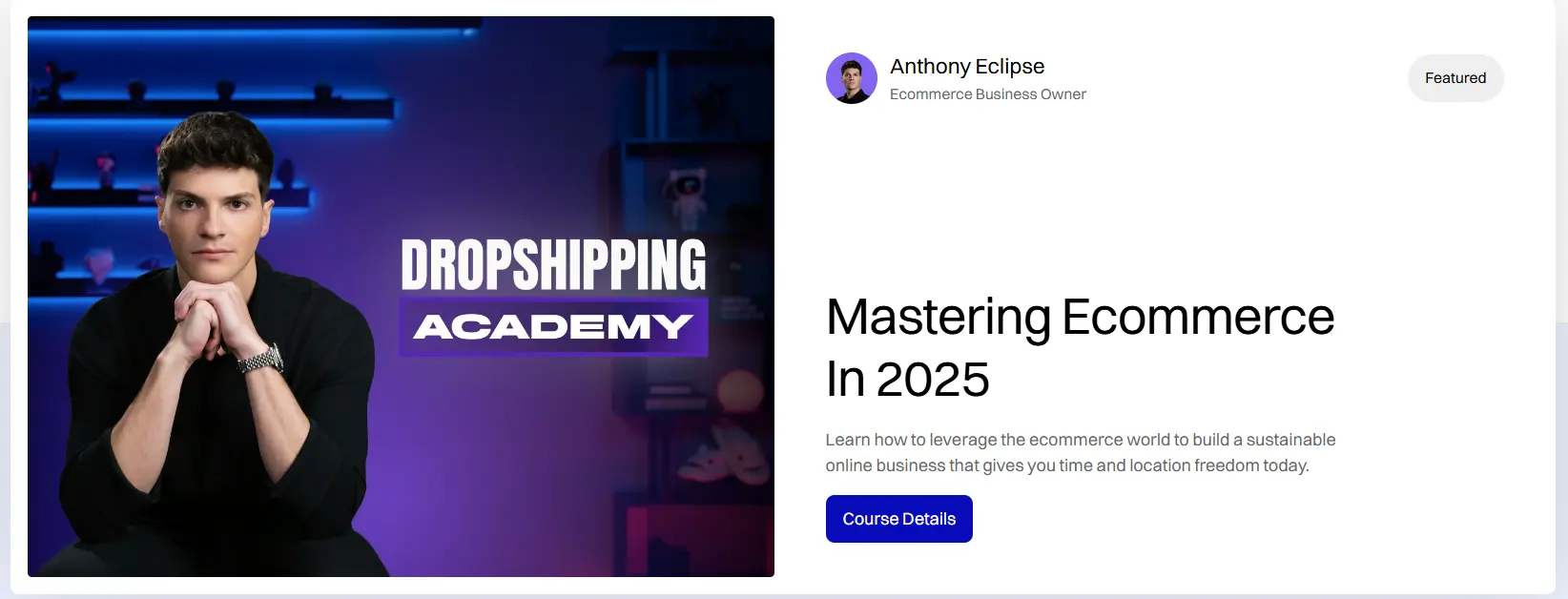 dropshipping academy website