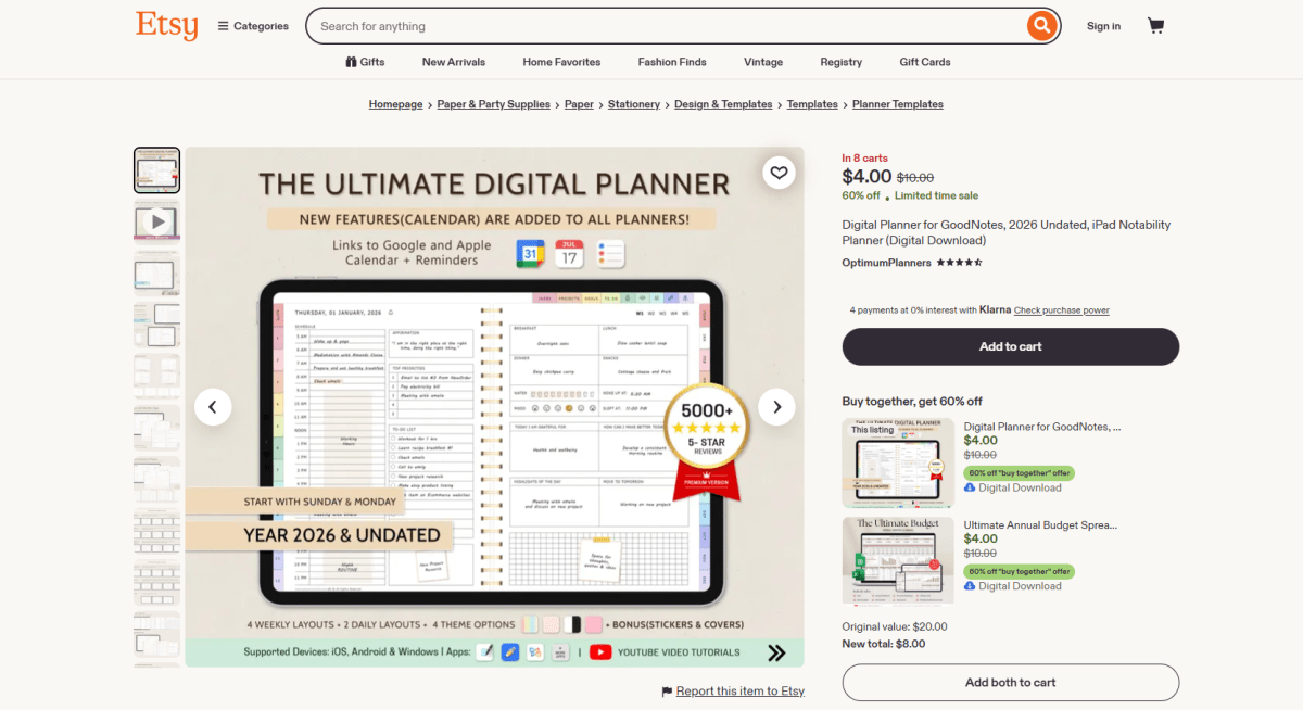 Subscription Ecommerce example