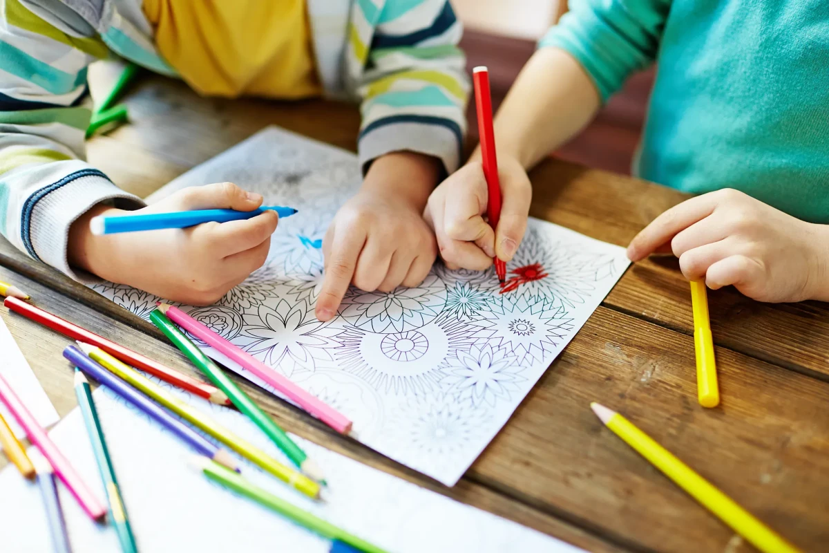 Kid coloring books product example