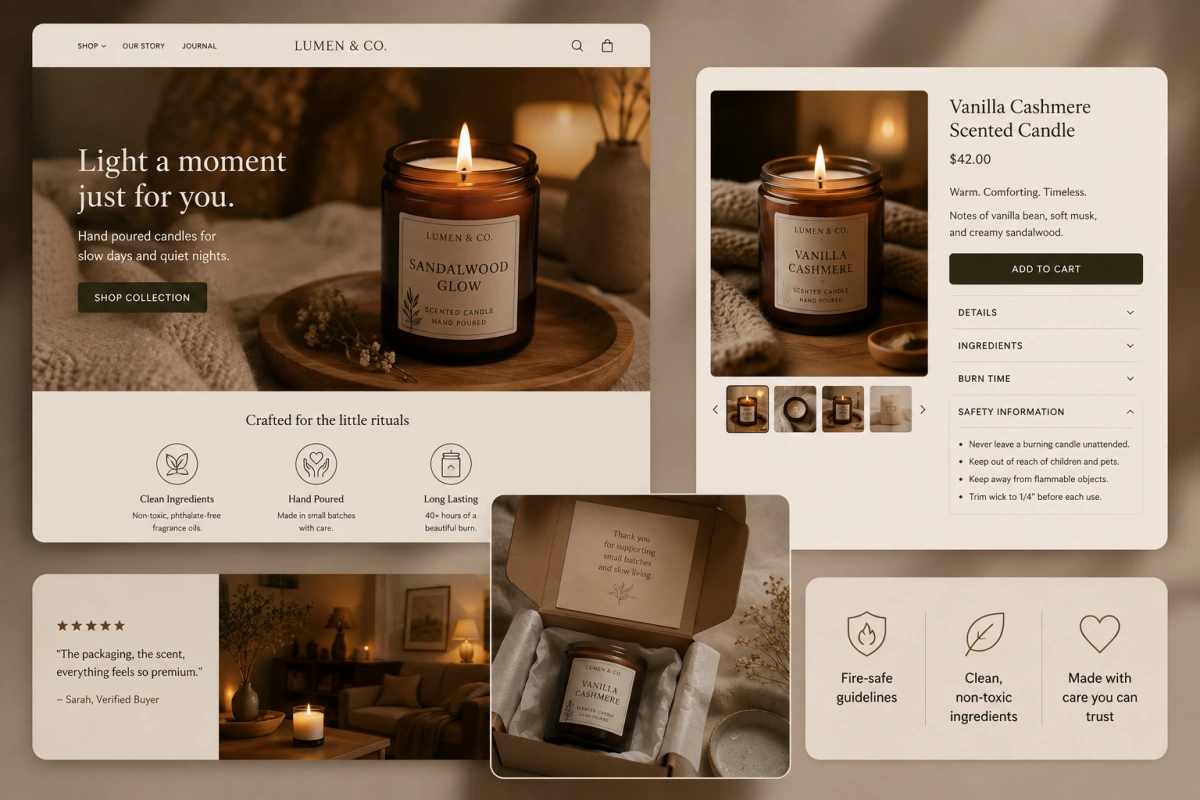 Lumen & Co website