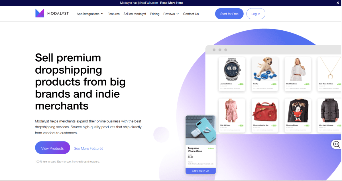 Modalyst on Shopify App Listing